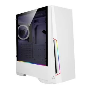 Image of Antec DP501 White Dark Phantom Gaming Case with Window, ATX, No PSU, Tempered Glass, ARGB Strips & Built in Controller