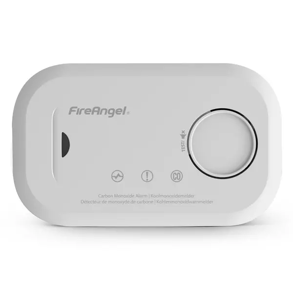Image of FireAngel Carbon Monoxide Alarm with Replaceable Batteries White