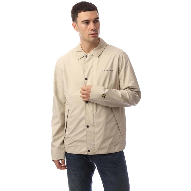 Image of Lyle and Scott Coach Jacket Beige male S