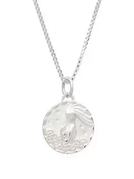 Image of Rachel Jackson London Zodiac Art Coin Necklace - Silver, Gemini, Women