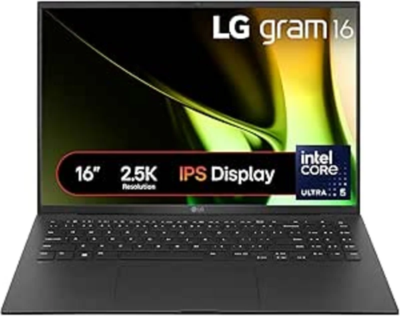 Image of LG gram 16" Laptop - Intel Core Ultra 5, 1TB SSD, 16GB RAM - Black