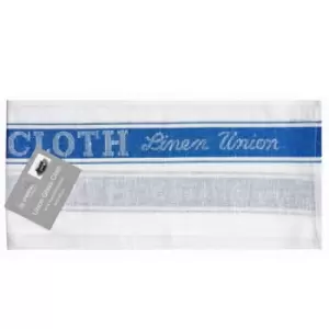 Image of Le Chateau Textiles Le Chateau Linen Union Glass Cloth - Blue