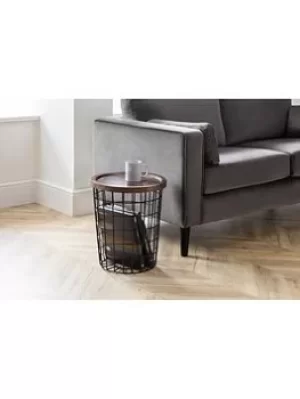 Image of Julian Bowen Smithson Ready Assembled Storage Lamp Table