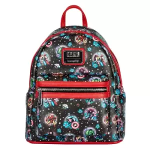 Image of Loungefly Marvel Avengers Tattoo Mini Backpack