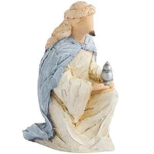 Image of More than Words Nativity Figurines Wise Man Blue (Myrrh)