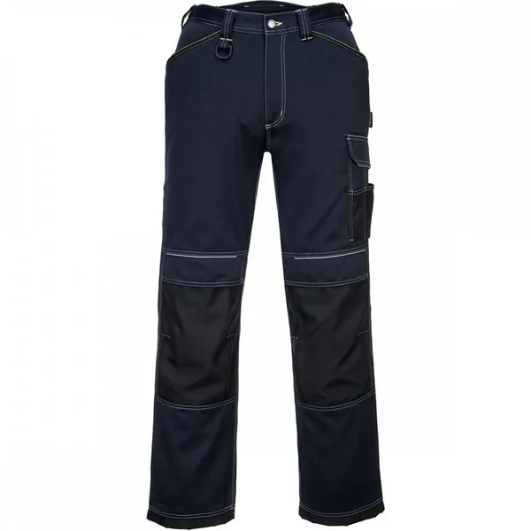 Image of Portwest PW3 Mens Holster Work Trousers T602NBR38 Colour: Navy / Black