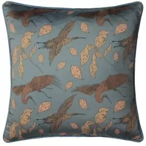 Image of Harper Cushion Slate Blue, Slate Blue / 45 x 45cm / Polyester Filled