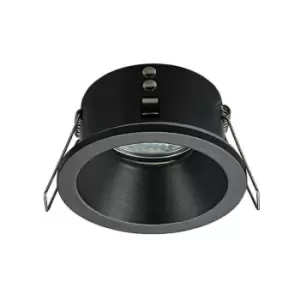 Image of Larissa Kiten Recessed Downlight Spot 1x GU10 IP65 Black IP65