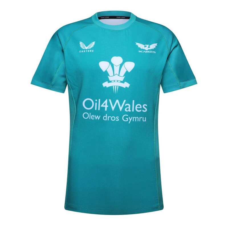 Image of Castore Castore ScarletsJrsy Viridian Green male M