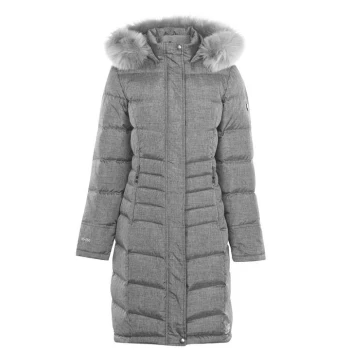 Image of Karrimor Long Down Jacket Ladies - Grey Marl