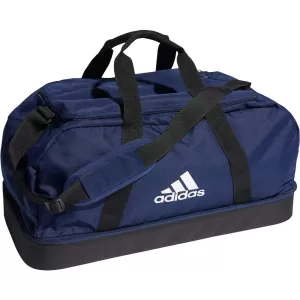 Image of adidas Tiro Primegreen Bottom Compartment Duffel Bag Large, Navy/Black/White, Men