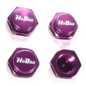Image of Hobao 'Hobao' Wheel Hex Hubs Purple