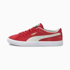 Image of Womens PUMA Suede VTG Trainers, High Risk Red/White Size 6 Shoes
