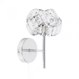 Image of Hudson Chrome Wall Light with Pull Switch