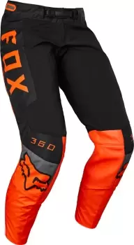 Image of FOX 360 Dier Youth Motocross Pants, black-orange, Size 24, black-orange, Size 24