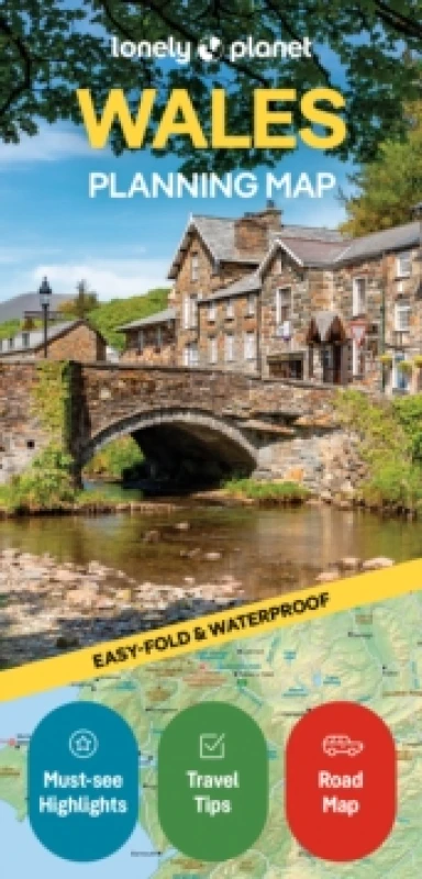 Image of Lonely Planet Wales Planning Map Sheet map, folded