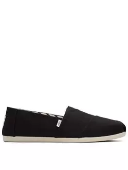 Image of TOMS Alpargata Slip On, Black, Size 9, Men