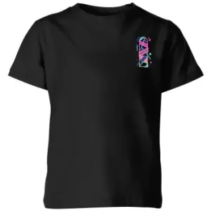 Image of Back To The Future Hover Board Kids T-Shirt - Black - 3-4 Years