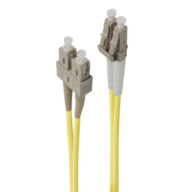 Image of ALOGIC 5m LC-SC Single Mode Duplex LSZH Fibre Cable 09/125 OS2