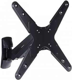 Image of ProperAV Gas Strut Swing Arm Full Motion 23 - 55" TV Bracket - Black