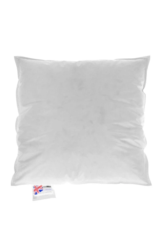 Image of Homescapes Goose Down Cushion Pads Machine Washable Inserts & Fillers 70 X 70 Cm (28 X 28")