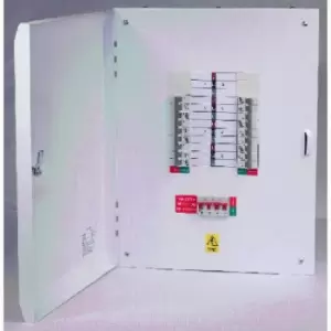 Image of Lewden E-TPN04LW 4 Way 125A Tp+n Type B Distribution Board Without Incomer