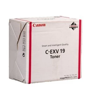 Image of Canon CEXV19 Magenta Laser Toner Ink Cartridge