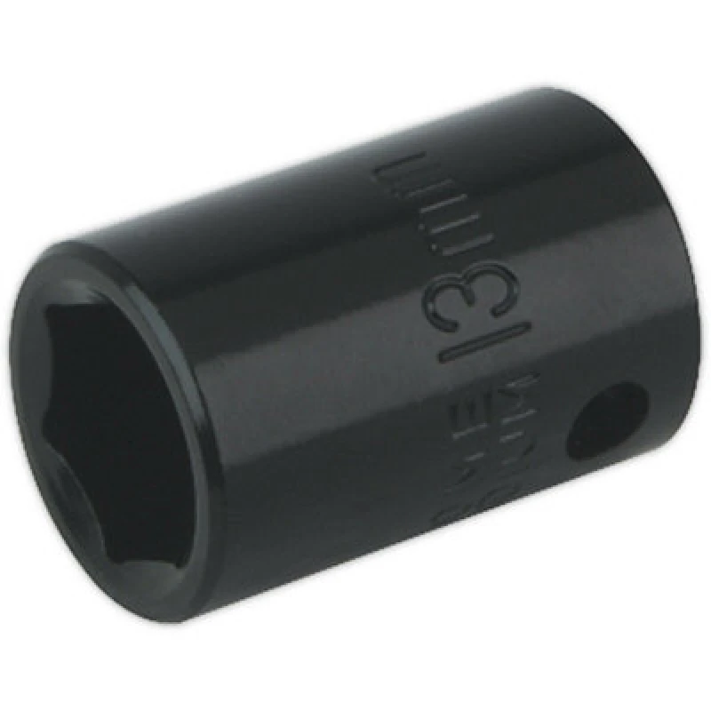 Image of Loops 13mm Forged Impact Socket - 3/8 Inch Sq Drive - Chrome-Vanadium Wrench Socket Multi