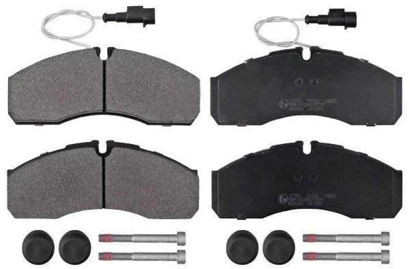 Image of A.B.S. 37709 Brake pad set with integrated wear sensor Brake Pad Set,disc brake (402)