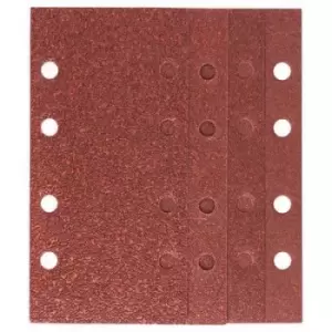 Image of Bosch Accessories 2607019495 Sander paper set Hook-and-loop-backed, Punched Grit size 60, 80, 120 (L x W) 185mm x 93mm 1 Set