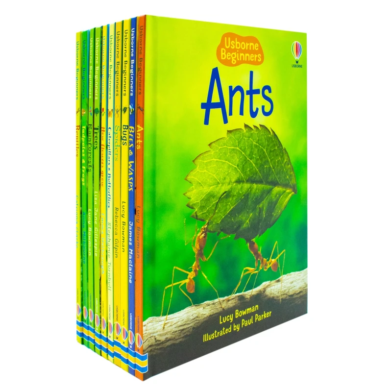 Image of Usborne Beginners Nature 10 Books Box Set Collection Reptiles, Rainforest Hardcover Stephanie Turnbull, Rebecca Gilpin, James Maclaine Books