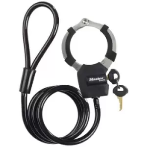 Image of Master Lock 8275EURDPROBLK Steel cable lock Black Key lock