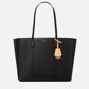 Image of Tory Burch Womens Perry Triple Compartment Tote Bag - Black