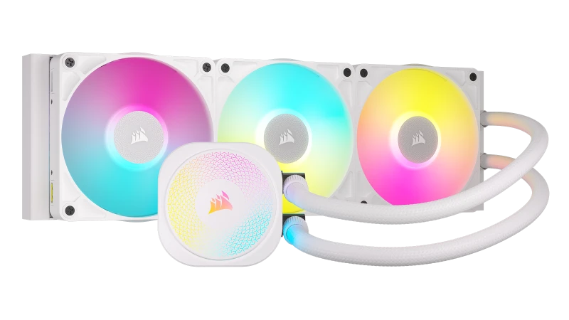 Image of Corsair iCUE LINK TITAN 360 RX 360mm RGB Liquid CPU Cooler White - CW-9061021-WW