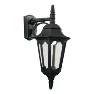 Image of Outdoor IP44 Wall Light Sconce Black LED E27 100W Bulb External d02083