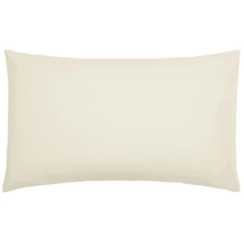 Image of Bedeck of Belfast Bedeck of Belfast 200TC Pima Plain Dye Standard Pillowcases - CASHMERE