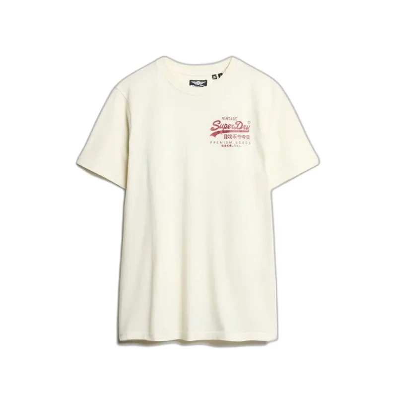 Image of Superdry T-Shirt Superdry Vl Tokyo Relaxed Blanc Male S