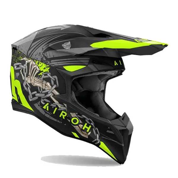 Image of Airoh Wraaap Darkness Offroad Helmet M