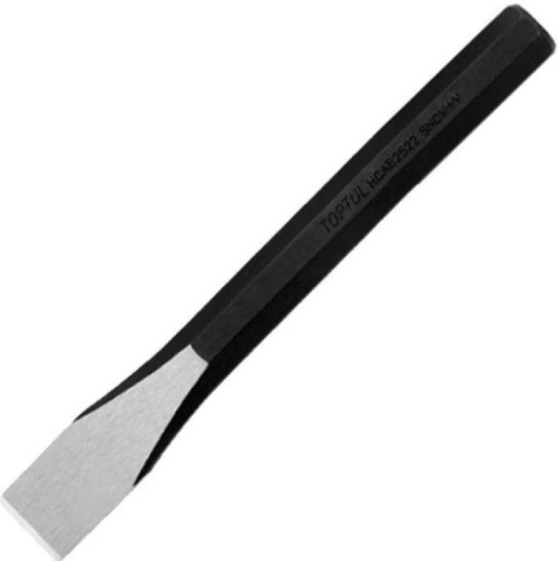 Image of TOPTUL HCAB1014 Chisel Length: 140mm Chrome-Molybdenum Steel Chisel (4631)