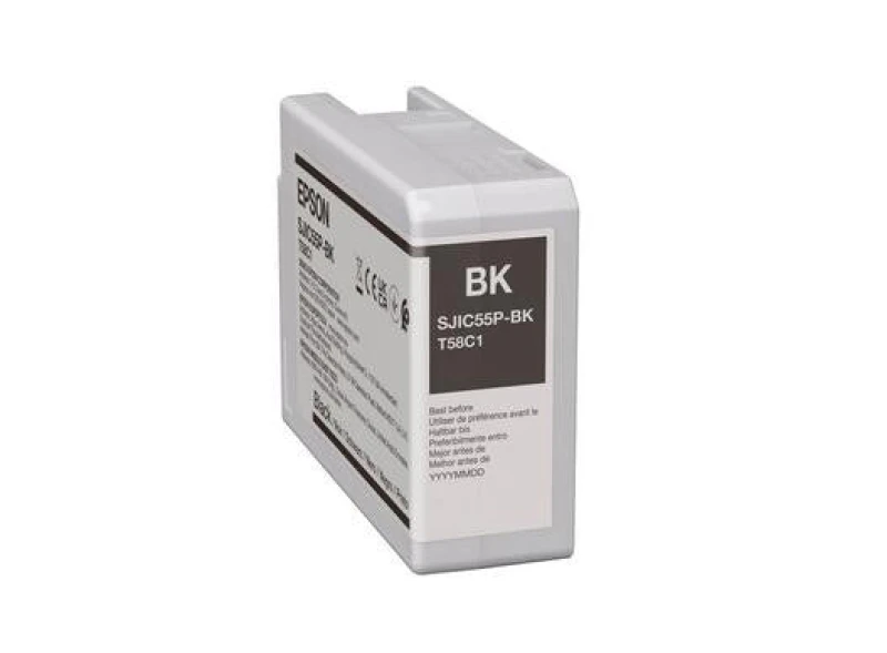 Image of Epson Epson SJIC55(BK) ink cartridge Original Black C13T58C140