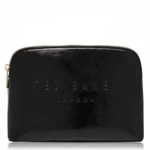 Image of Ted Baker Crosshatch Make Up Bag - black
