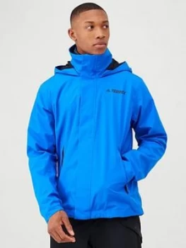 Image of adidas Terrex AX Jacket - Blue, Size S, Men