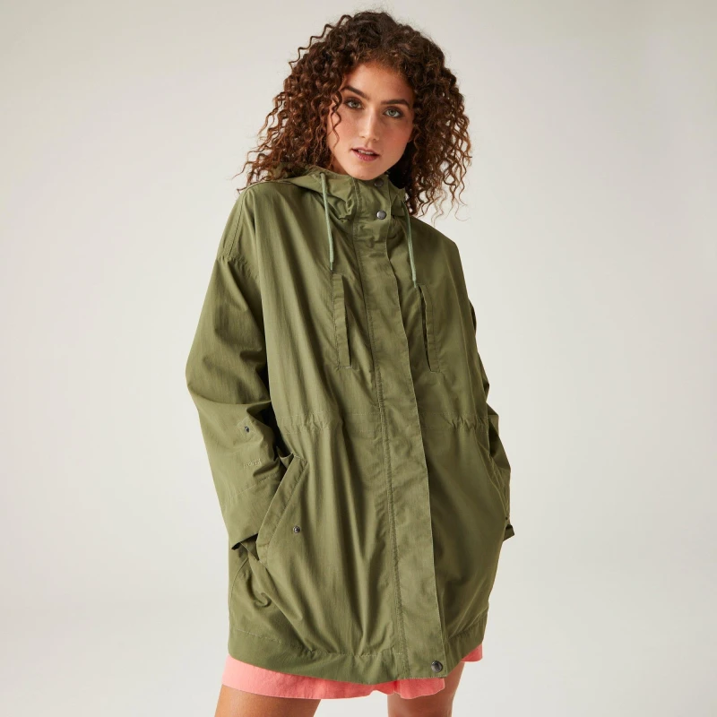 Image of Regatta Giovanna Fletcher Amur Jacket Waterproof Jackets 18 FourLeafClvr 30474190510
