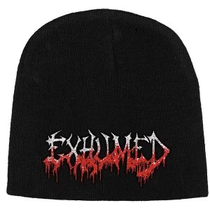 Image of Exhumed - Logo Unisex Beanie Hat - Black