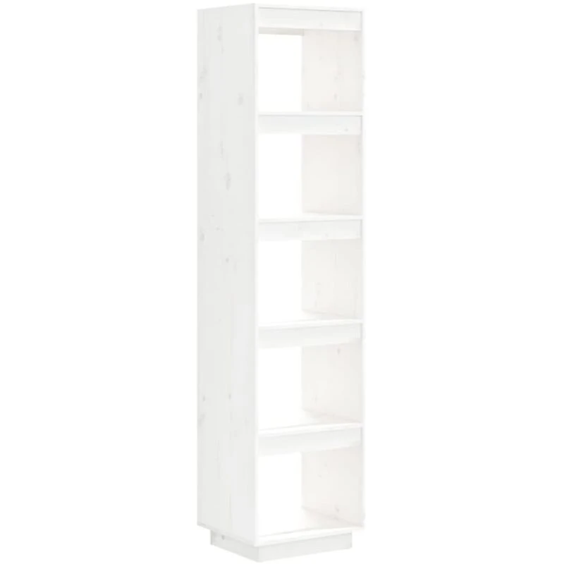 Image of VIDAXL Vidaxl - Book Cabinet/Room Divider White 40x35x167cm Solid Wood Pine 8720286815861