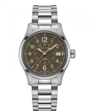 Image of Hamilton Khaki Field Brown Dial Stainless Steel Mens Watch H70305193 H70305193