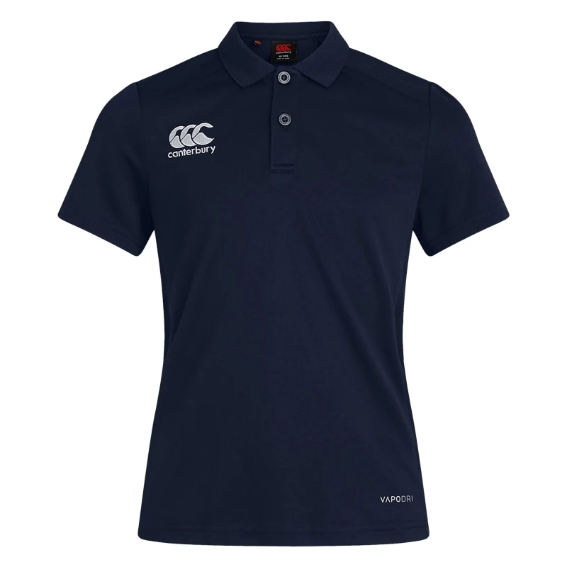 Image of Canterbury Club Dry Polo Shirt in Navy Size: 4 Years Navy Unisex 4 Years