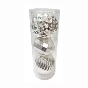 Image of The Spirit Of Christmas Pk3 150mm Baubles24 - Cream