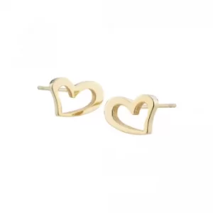 Image of Storm Heart Stud Earrings