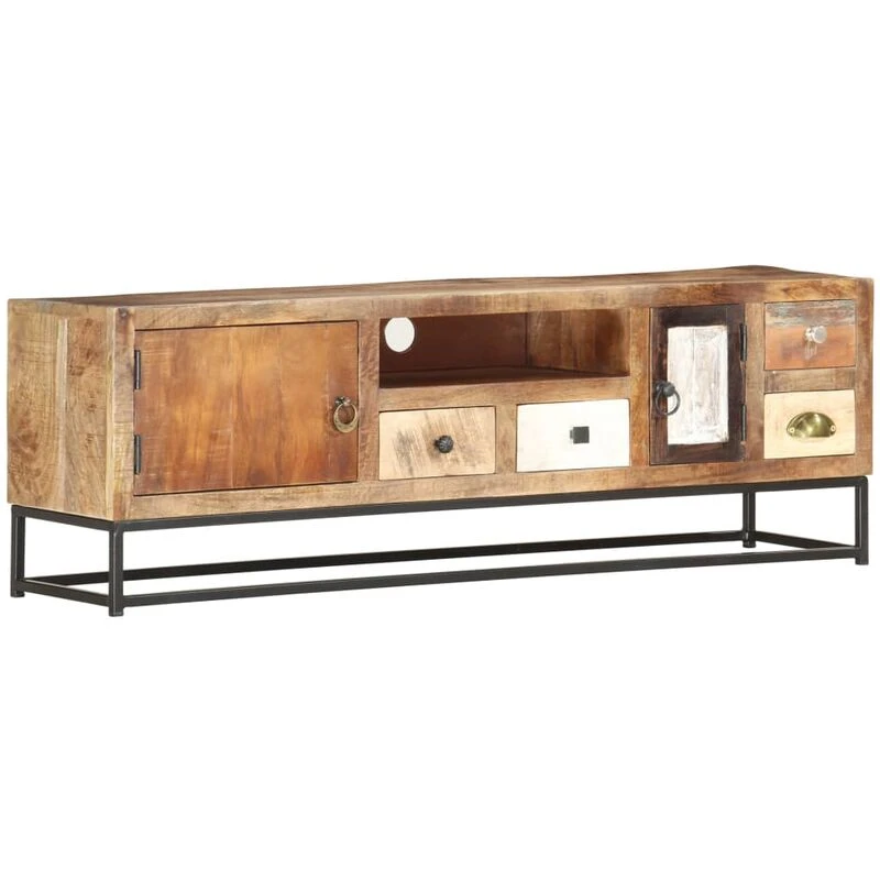 Image of VIDAXL Vidaxl - tv Cabinet 120x30x40cm Solid Reclaimed Wood 286506